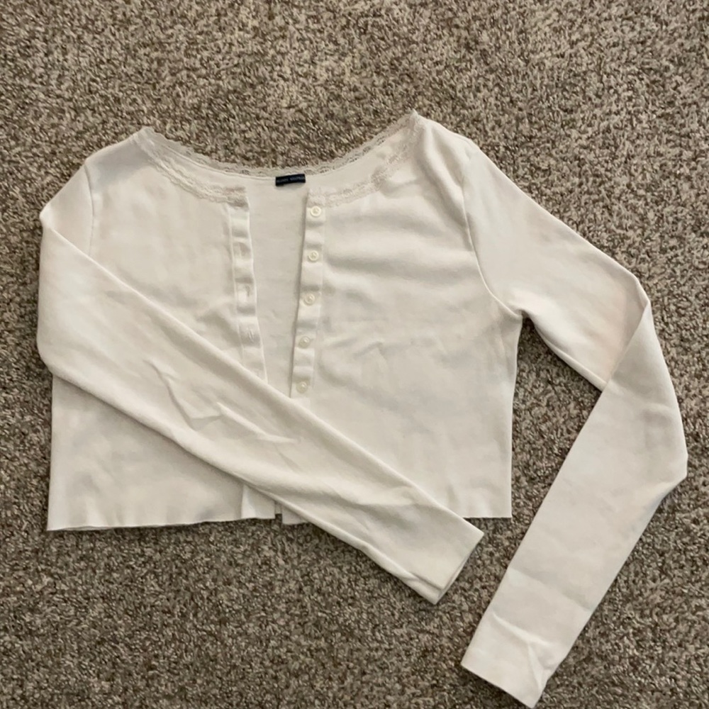 Brandy White Lace Athelia Top